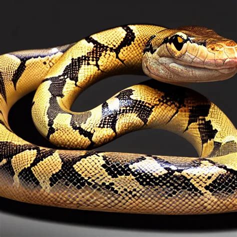 A High Quality Photo Of A Chromatic Snake Realism 8k Stable Diffusion