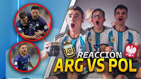 Argentina Polonia Reacciones De Hinchas Argentinos Mundial