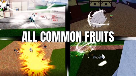 Mastering All The Common Fruits In Blox Fruits Youtube