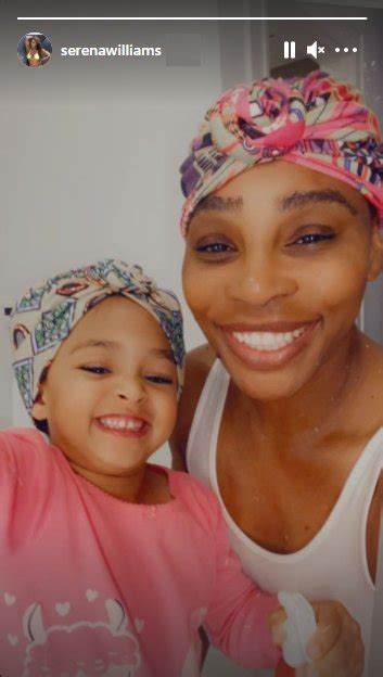 Serena Williams And Daughter Olympia Look Cute Flashing White Smiles In