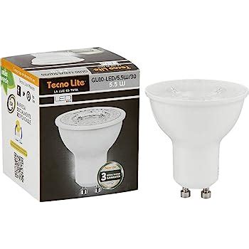 Foco Led Base Gu Color Blanco Luz Blanca Tecnolite Gu L Led