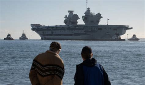 Broken Britain Uk Aircraft Carrier Sidelined From Leading Largest Post