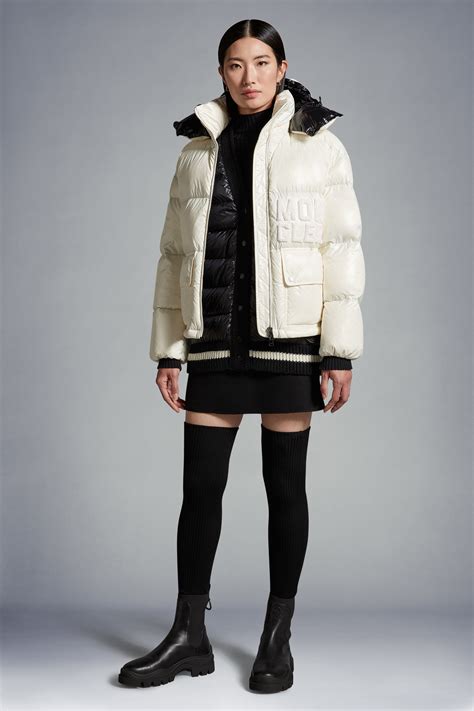 Moncler Abbaye Short Down Jacket Reversible