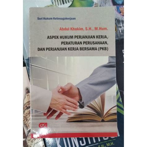 Jual Buku Ori Aspek Hukum Perjanjian Kerja Peraturan Perusahaan Dan