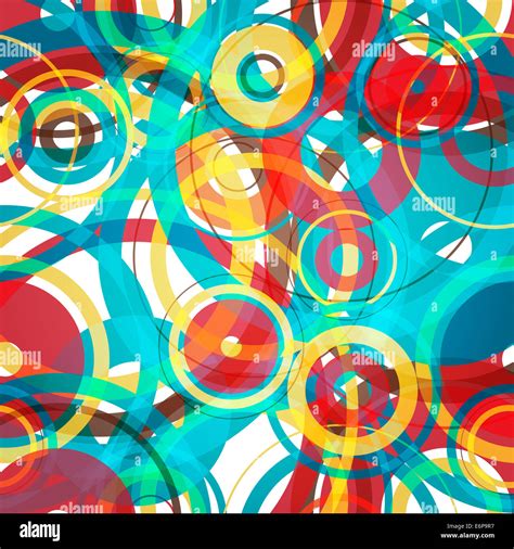 Abstract Wallpaper With Colorful Circles Stock Photo Alamy