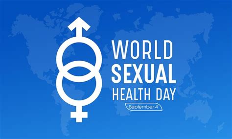 O Dia Mundial Da Saúde Sexual é Observado Todos Os Anos Em 4 De Setembro Modelo Vetorial Para