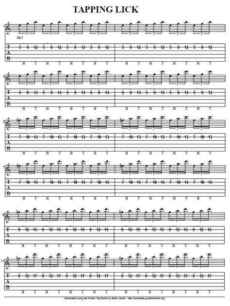 How To Play A Tapping Lick In The Style Of Evh Easy Guitar Lesson On