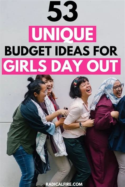 53 Fun Ideas For A Girls Day Out [No Spend] - Radical FIRE