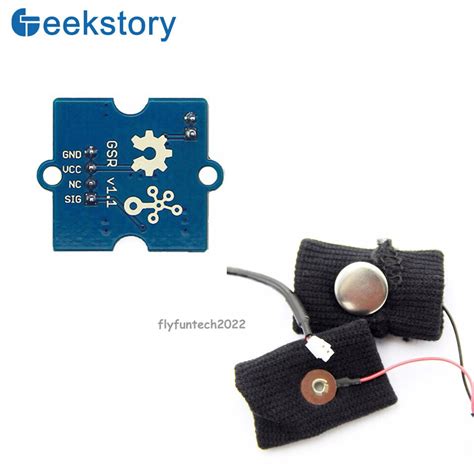 Galvanic Skin Response Skin Current Sensor Kit GSR Detection Module For