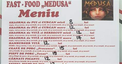 Fast Food Medusa Livrari La Domiciliu Campina Meniu Si Livrari La