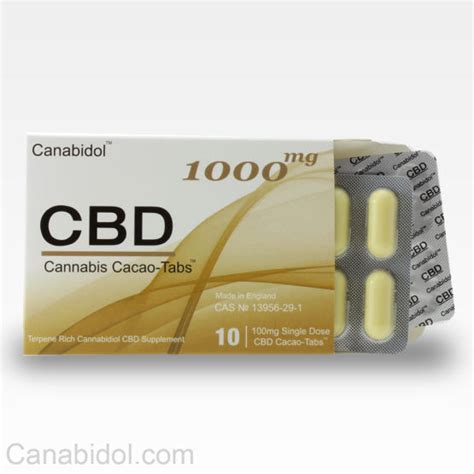 Cbd Cacoa Tabs™ Canabidol™ 100mg 250mg 500mg 1000mg Ecocig