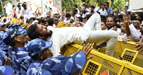 Indian Youth Congress Protest Over Neet Exam Irregularities Agniveer