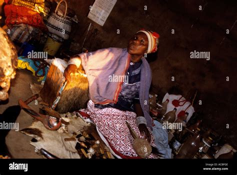 A Sangoma Traditional Healer On The Streets Of Venda South Africa Stock