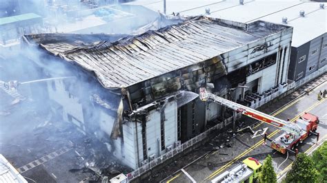 South Korea Factory Fire Kills More Than 20 Workers Ap News