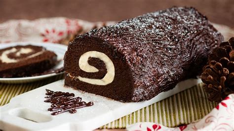 Easy Christmas Yule Log Cake