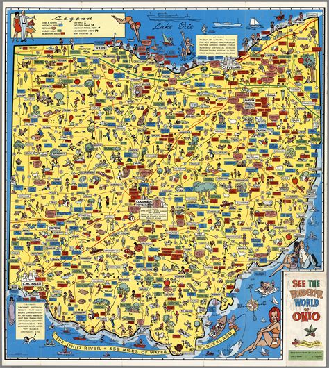 Ohio Turnpike Service Plazas Map