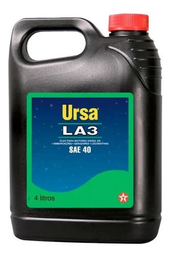 Kit 4 Óleo Motor Texaco Sae 40 Api Cf Ursa La 3 Mineral 4l Frete Grátis