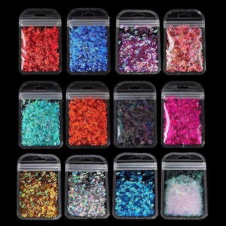 Belti Colors Alphabet Holographic Letters Chunky Glitter Epoxy Resin