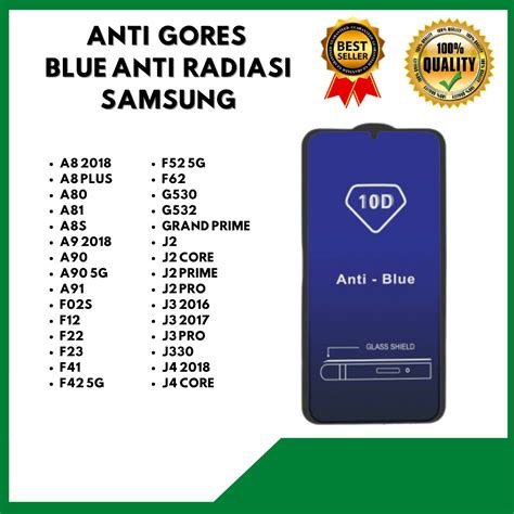 Tempered Glass Anti Blue Radiasi Samsung A A Plus A A