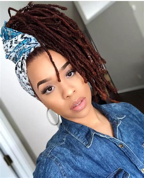 Image May Contain 1 Person Closeup Locs Hairstyles Faux Locs