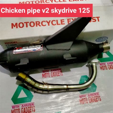 Chicken Pipe Orbr V2 For Suzuki Skydrive 125 Carb Type Plug And Play