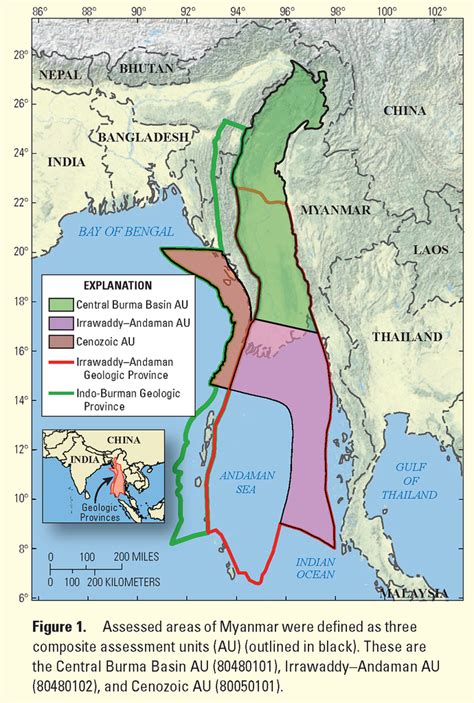 Usgs Assessment Central Burma Basin And The Irrawaddyandaman And Indo