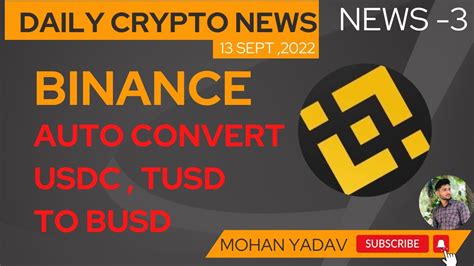 BINANCE CONVERT USDC TUSD PAIRS TO BUSD BINANCE NEWS SHIBA INU