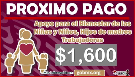 Atencion Pr Ximo Pago Apoyo A Madres Trabajadoras Pesos