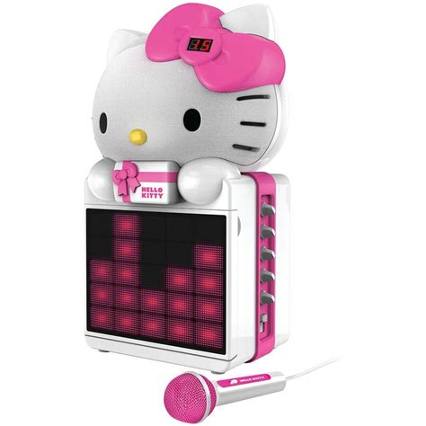Hello Kitty Kids Sing Along Karaoke Machine with LED Light Show and