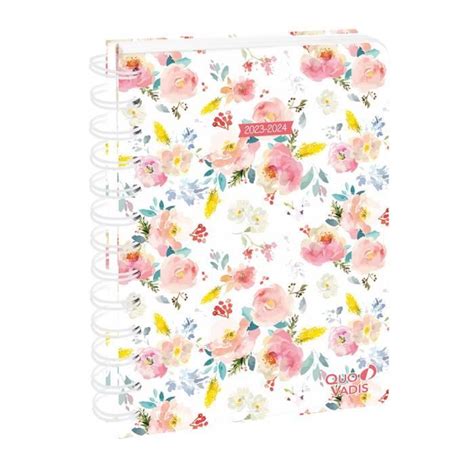 Agenda Spirale Jour Page Quovadis Daisy X Cm Septembre