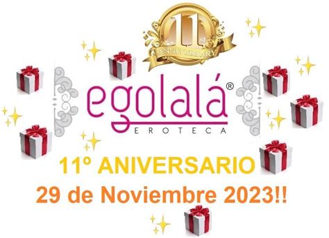 Aniversario Egolala Eroteca Valencia Sex Shop