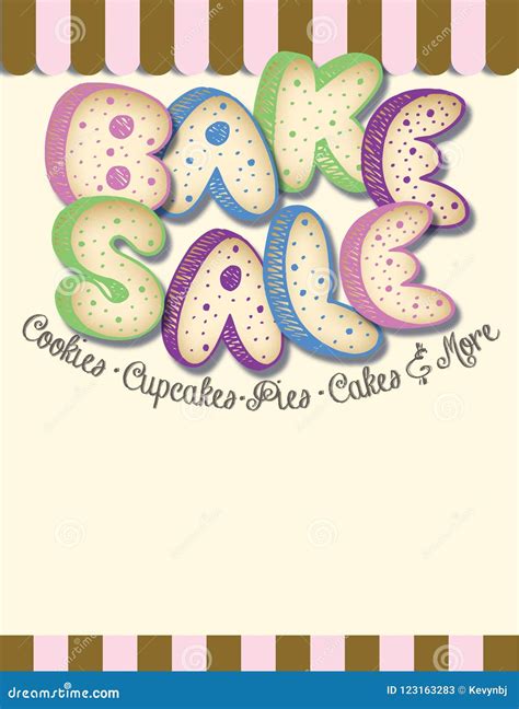 Bake Sale Fundraiser Clipart