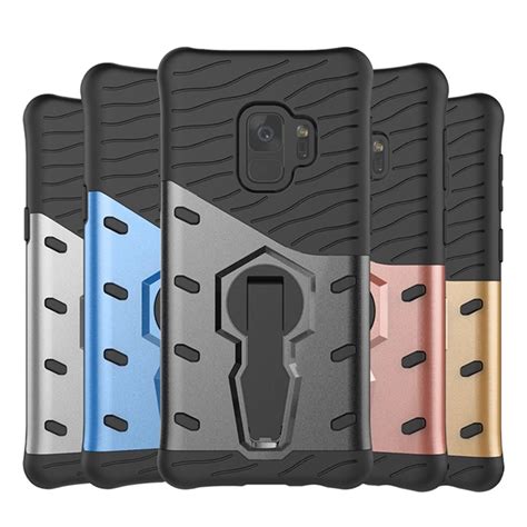 For Samsung Galaxy S9 Plus Armor Case Hybrid Tpu Plastic Shockproof Back Cover For Samsung