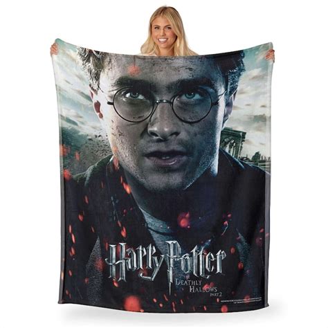 Harry Potter Deathly Hallows Pt 2 Silk Touch Throw Bed Bath And Beyond