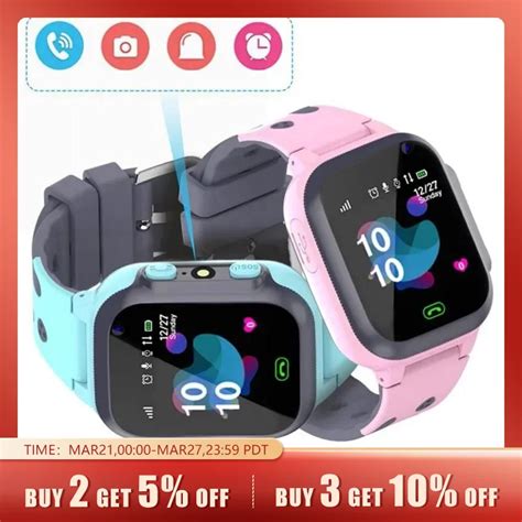 Montre Connect E Pour Enfants Gar On Et Fille Smartwatch Moniteur D