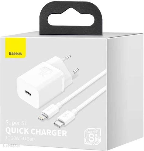 Ładowarka do telefonu Ładowarka sieciowa Baseus Super Si USB C kabel do