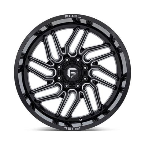 24x12 Fuel 1pc D807 Hurricane 8x6 5 44mm Gloss Black Milled 4 Ebay