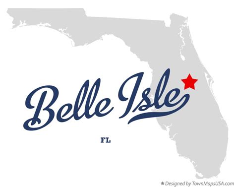 Map of Belle Isle, FL, Florida