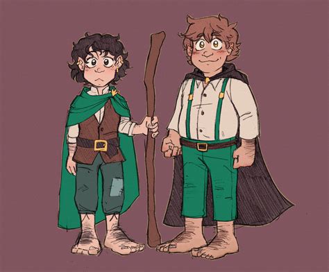 Frodo and Sam by thegrimmpainter on DeviantArt