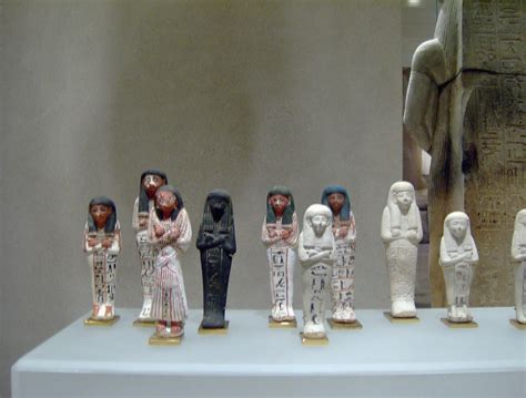 Funerary Objects From The Tomb Of Sennedjem Shawabtys Us Flickr