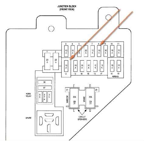 2000 Durango Fuse Box Diagram