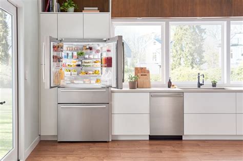 Modern Stainless Steel Refrigerator