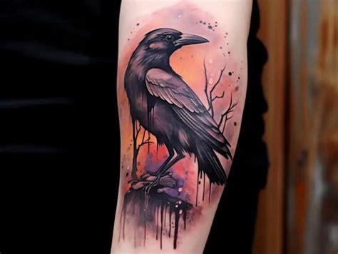 Crow Tattoo Meaning: Symbolism and Designs