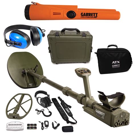 Garrett ATX Deepseeker Detector, 2 Coils, Pro-pointer AT, Waterproof ...