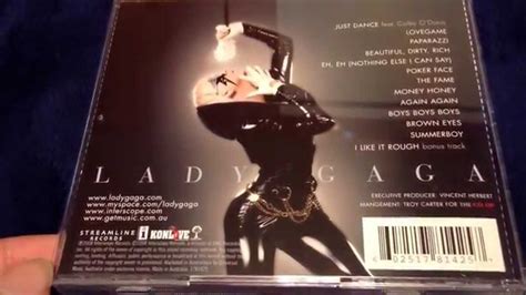 Lady Gaga The Fame Australian Edition W Original Tracklisting