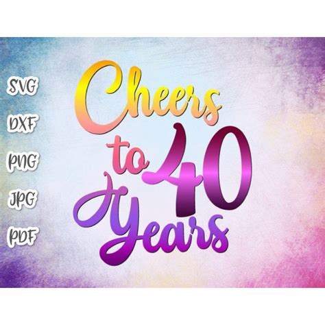 40th Birthday Pictures Clip Art