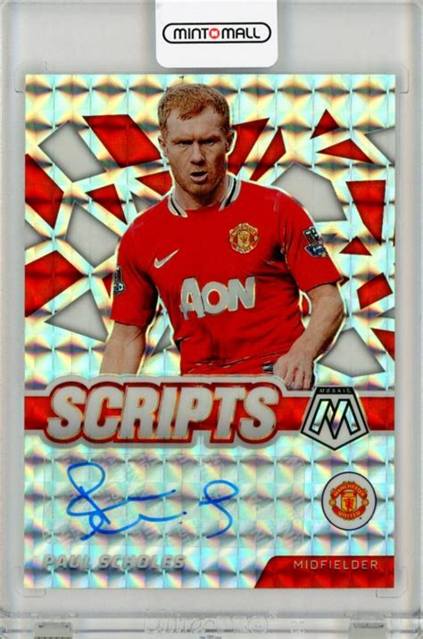 Mint Panini Mosaic Premier League Paul Scholes