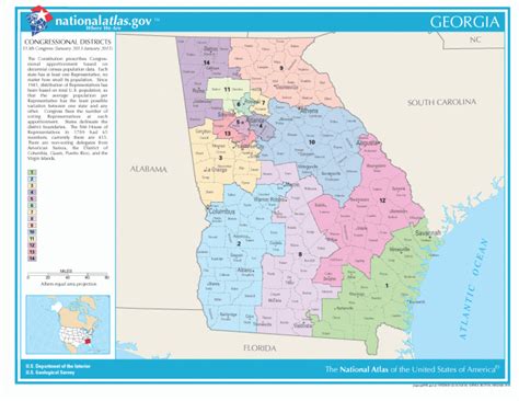 Georgia State House District Map Printable Map