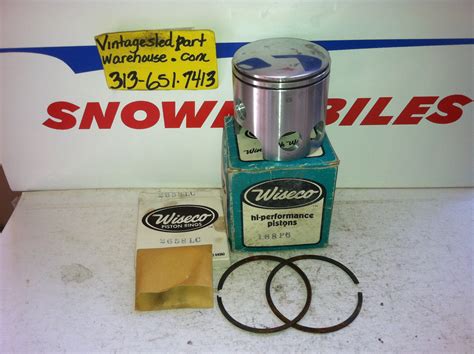 WISECO MOTORCYCLE PISTON 188P6 VINTAGE MOTORCYCLE WISECO PISTON 188P6 ...