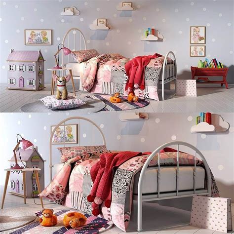 Pink Girl Bed 3d Model Price Render Rendering 3dmodels Vray